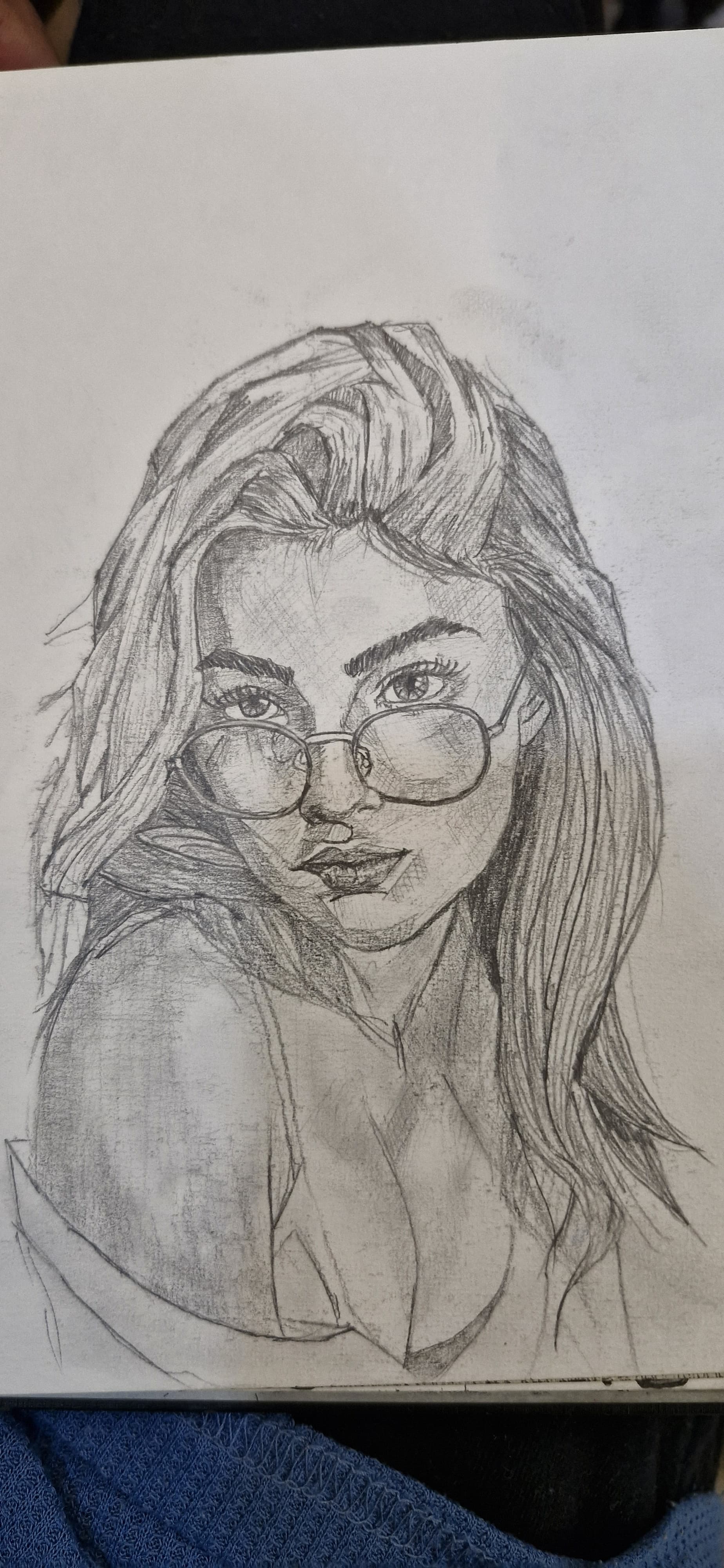 Ethereal Portraits, a pencil on paper portrait illustration by Suryansh Mishra